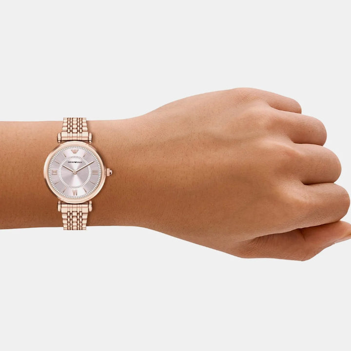 Emporio Armani AR11767 Pink Dial Women&
