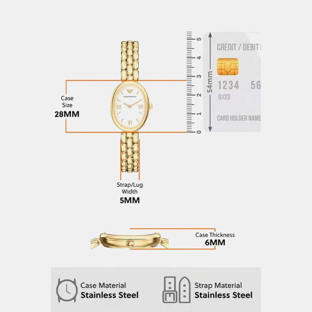Emporio Armani AR11777 Mother of Pearl Dial Women&