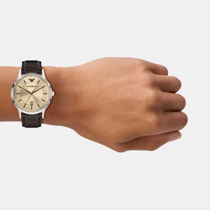 Emporio Armani AR11783 Beige Dial Men&