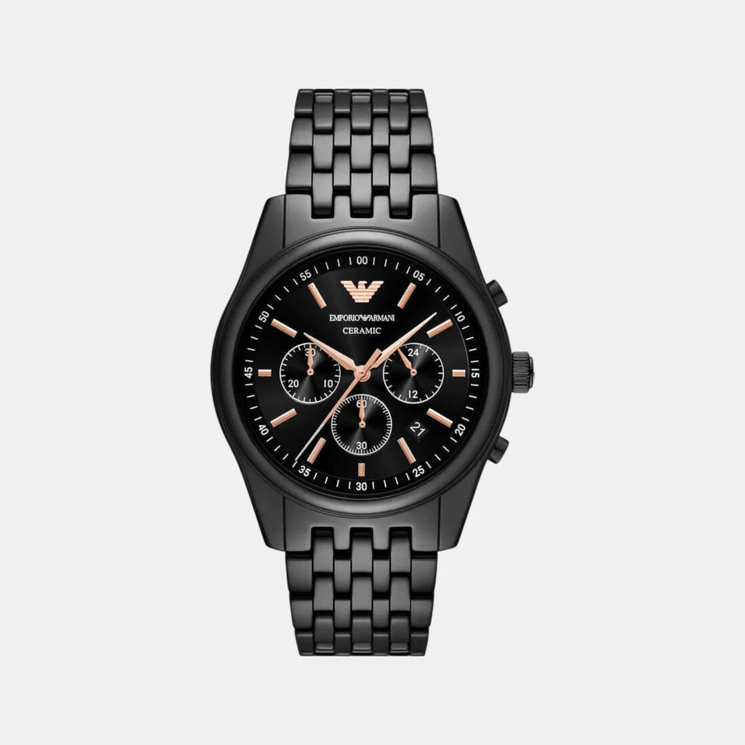 Emporio Armani AR70015 Black Dial Men&