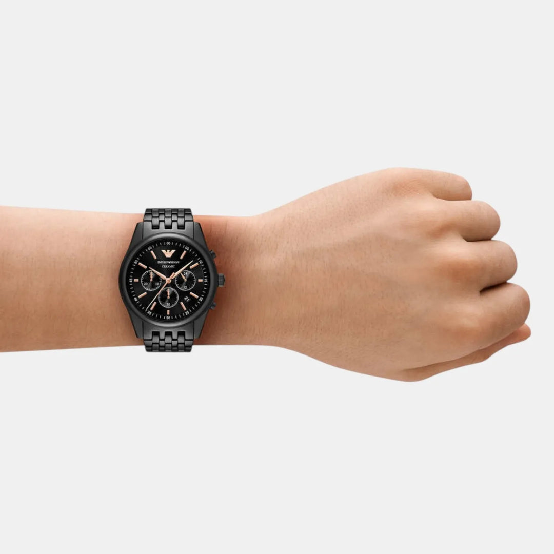 Emporio Armani AR70015 Black Dial Men&