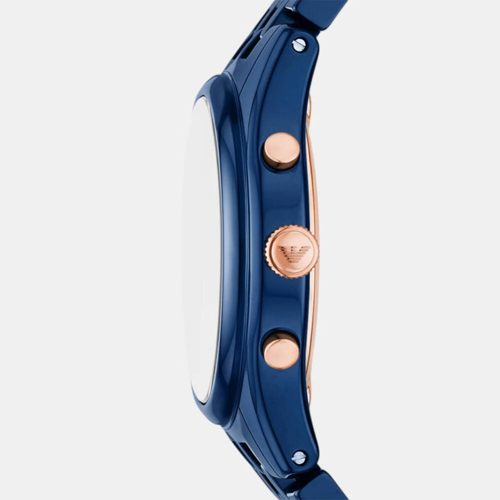 Emporio Armani AR70016 Blue Ceramic Chronograph Men&