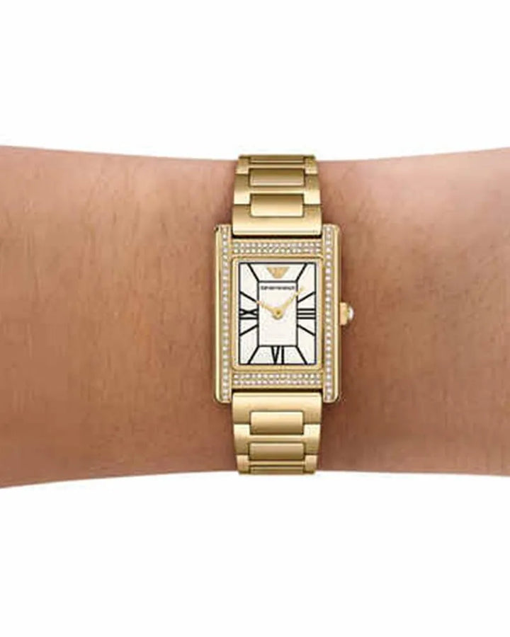 Emporio Armani Genni AR11659 White Dial Women&