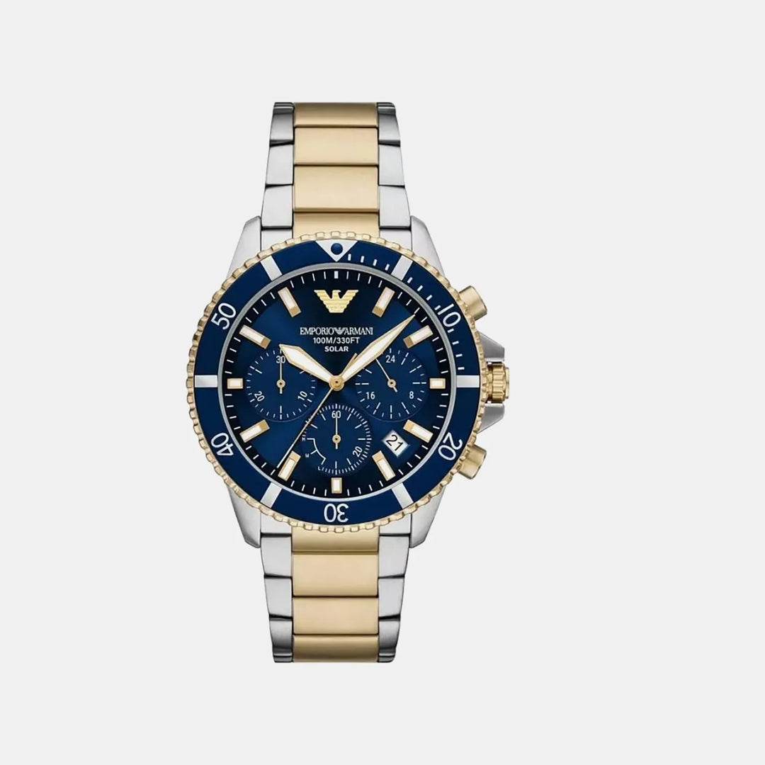 Emporio Armani Sea Explorer AR11740 Blue Dial Chronograph Men&