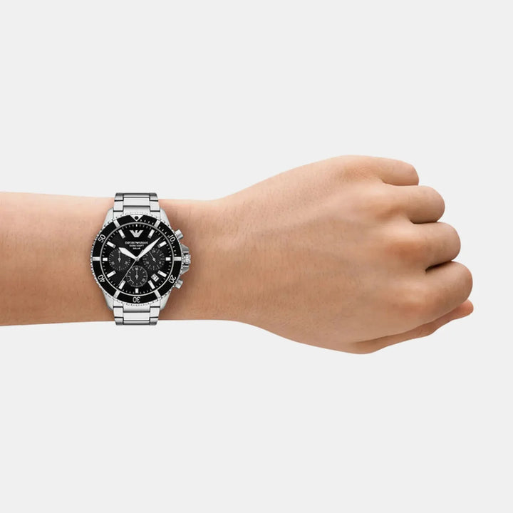 Emporio Armani World Explorer AR11739 Black Dial Men&