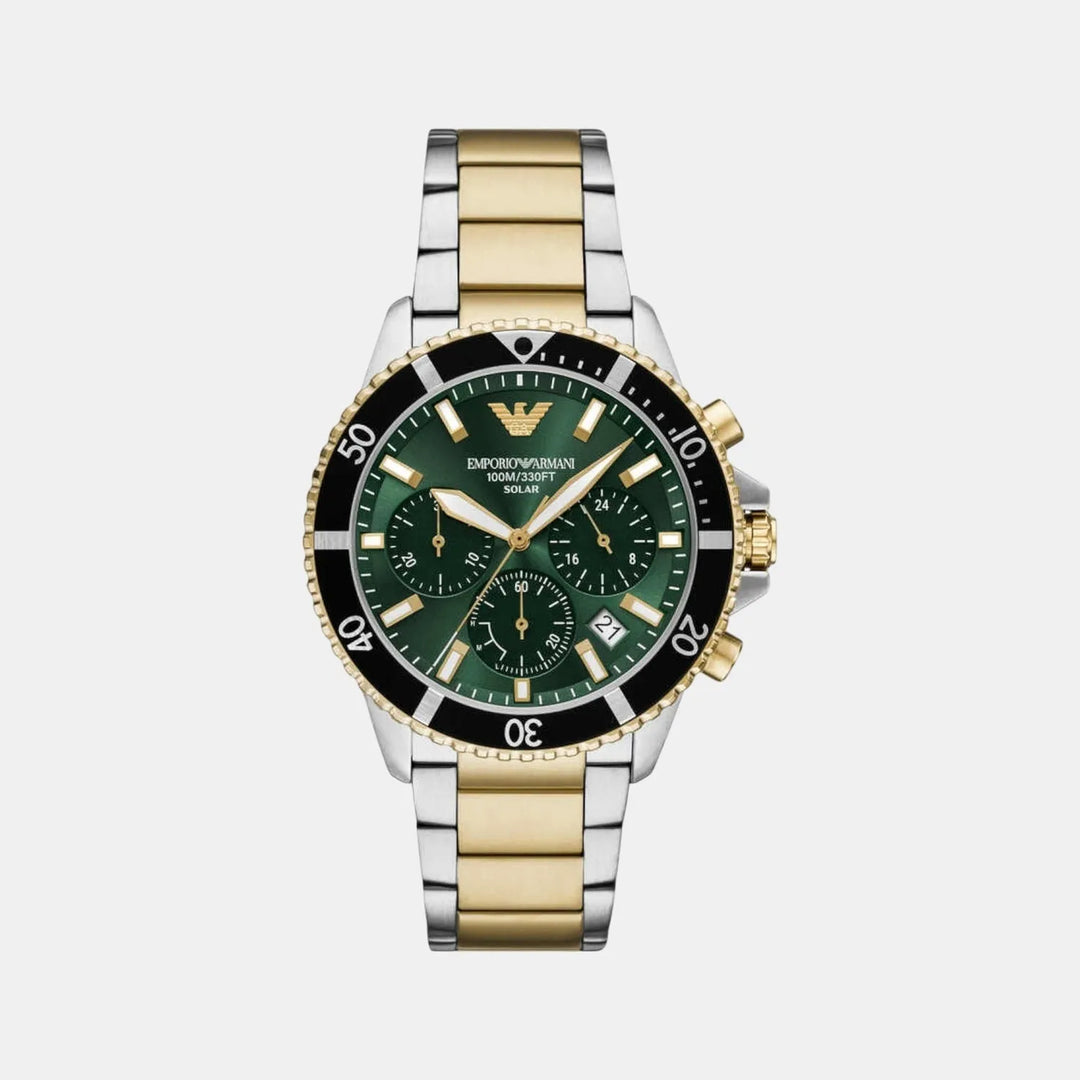 Emporio Armani World Explorer Green Dial Men&