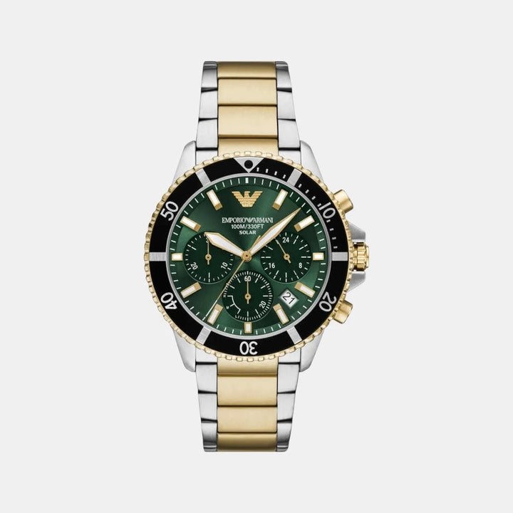 Emporio Armani World Explorer Green Dial Men&