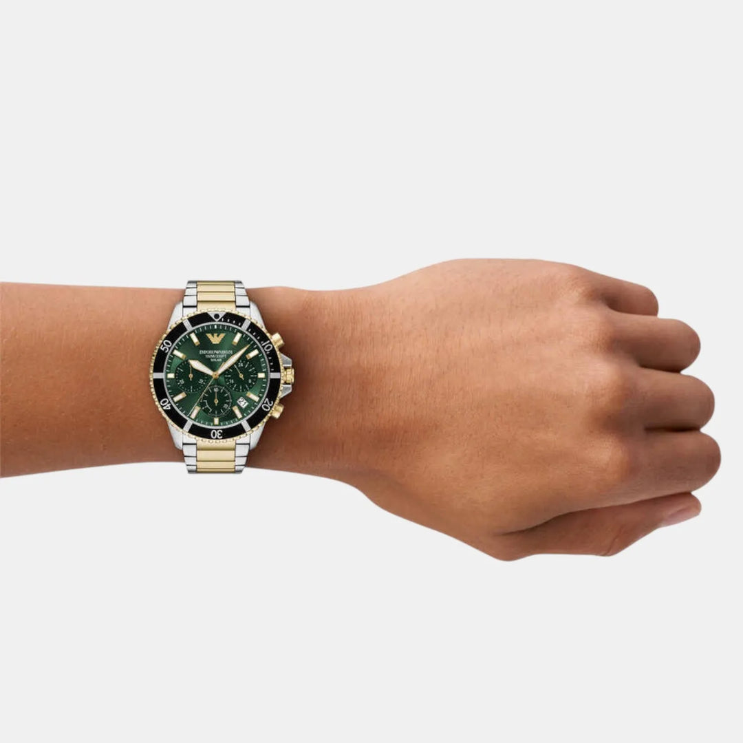 Emporio Armani World Explorer Green Dial Men&