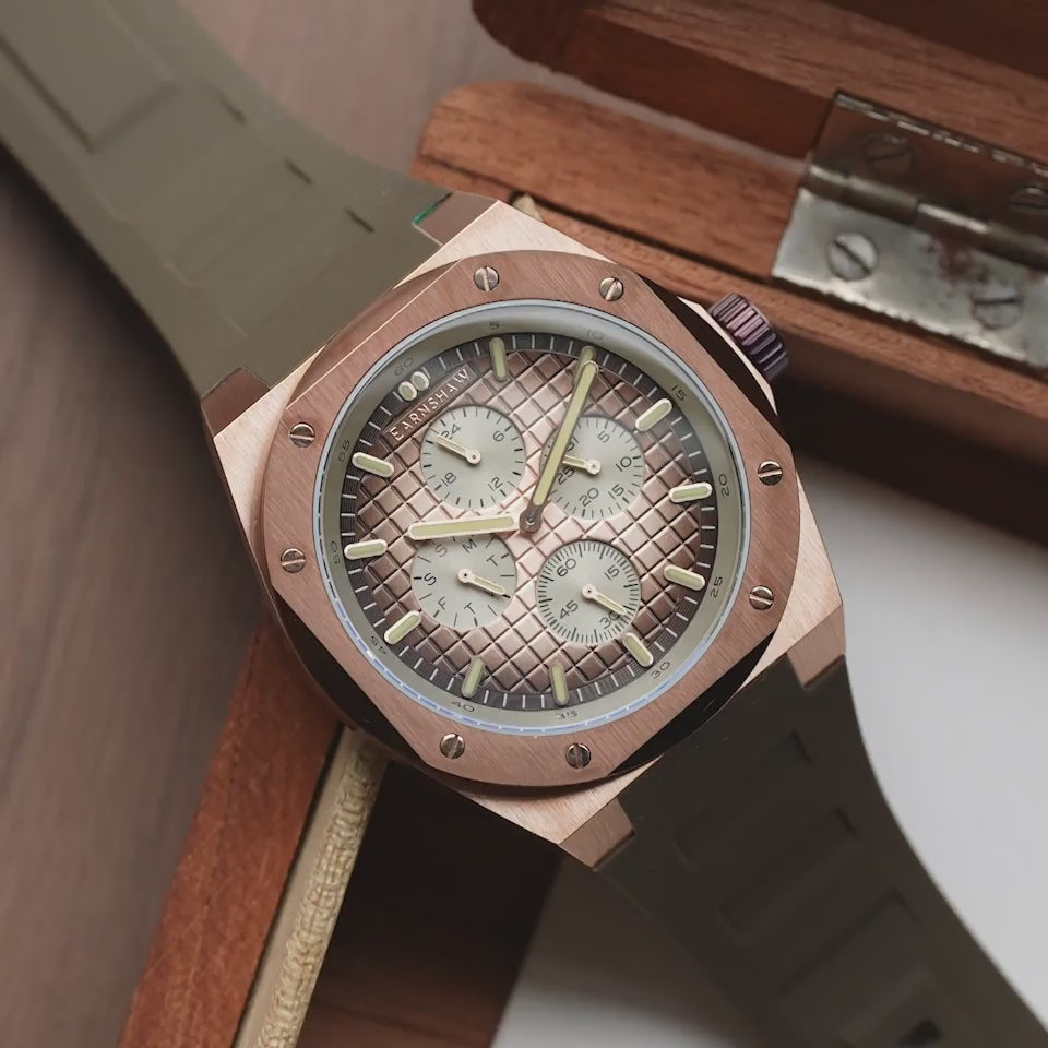 Earnshaw Bessemer Calendar Multifunction Espresso