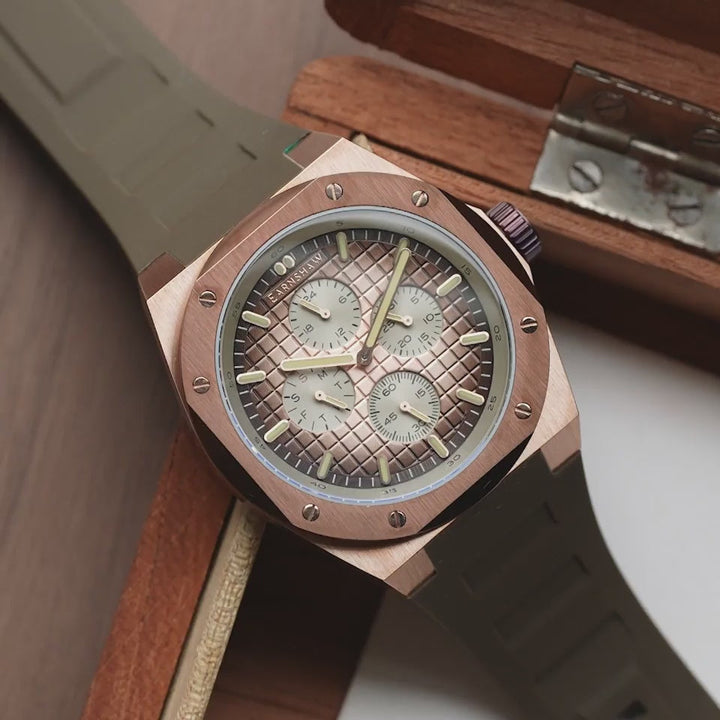 Earnshaw Bessemer Calendar Multifunction Espresso