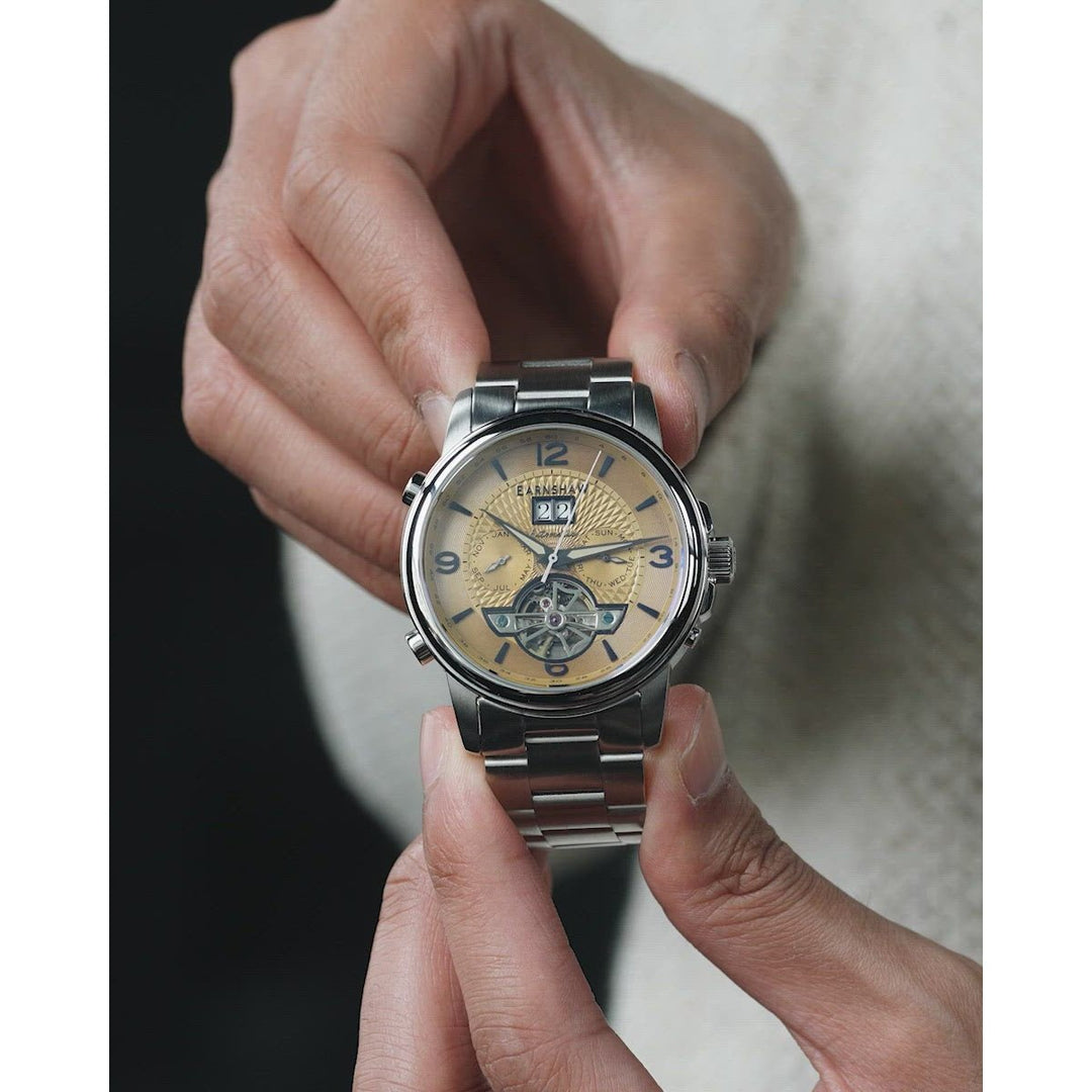 Earnshaw Marylebone Watches Deep Orange