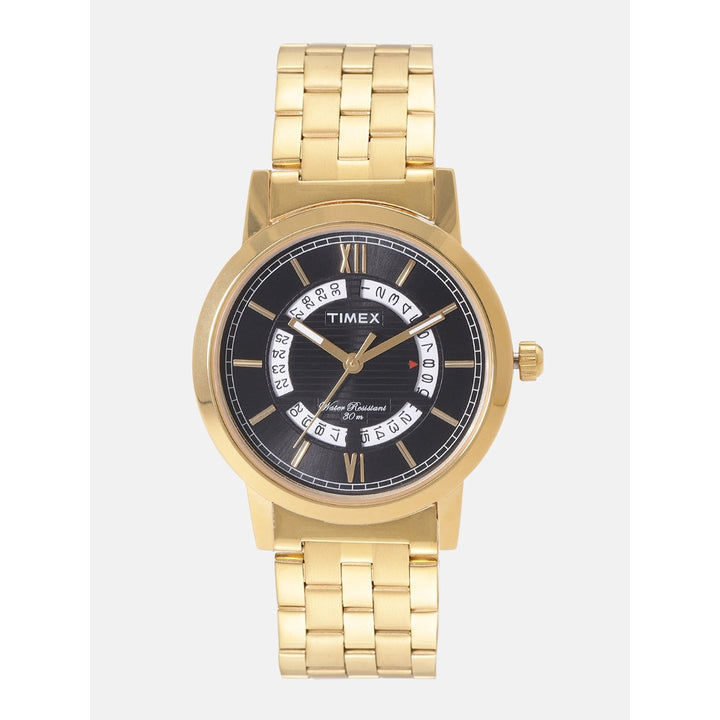 Timex Stainless Steel Analog Black Dial Men's Watch-Tw000T127