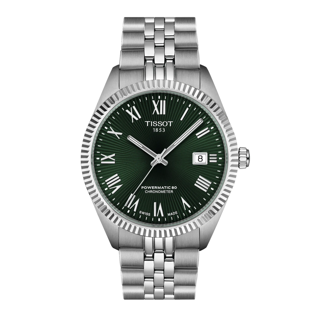 Tissot Ballade 39mm COSC Certified Automatic Green Dial Stainless Steel Watch