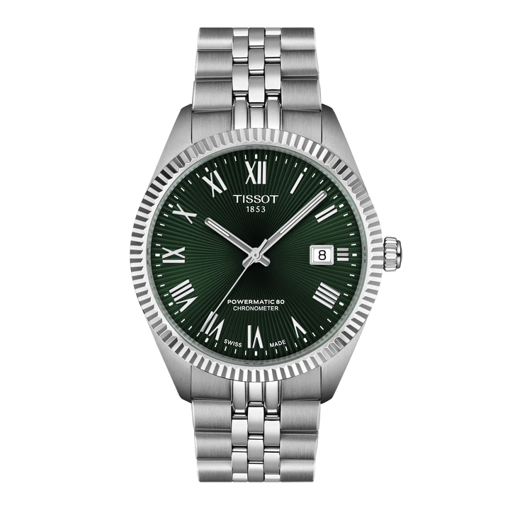 Tissot Ballade 39mm COSC Certified Automatic Green Dial Stainless Steel Watch