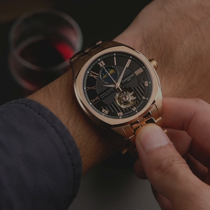Earnshaw Peel Mechanical Automatic Rose Gold