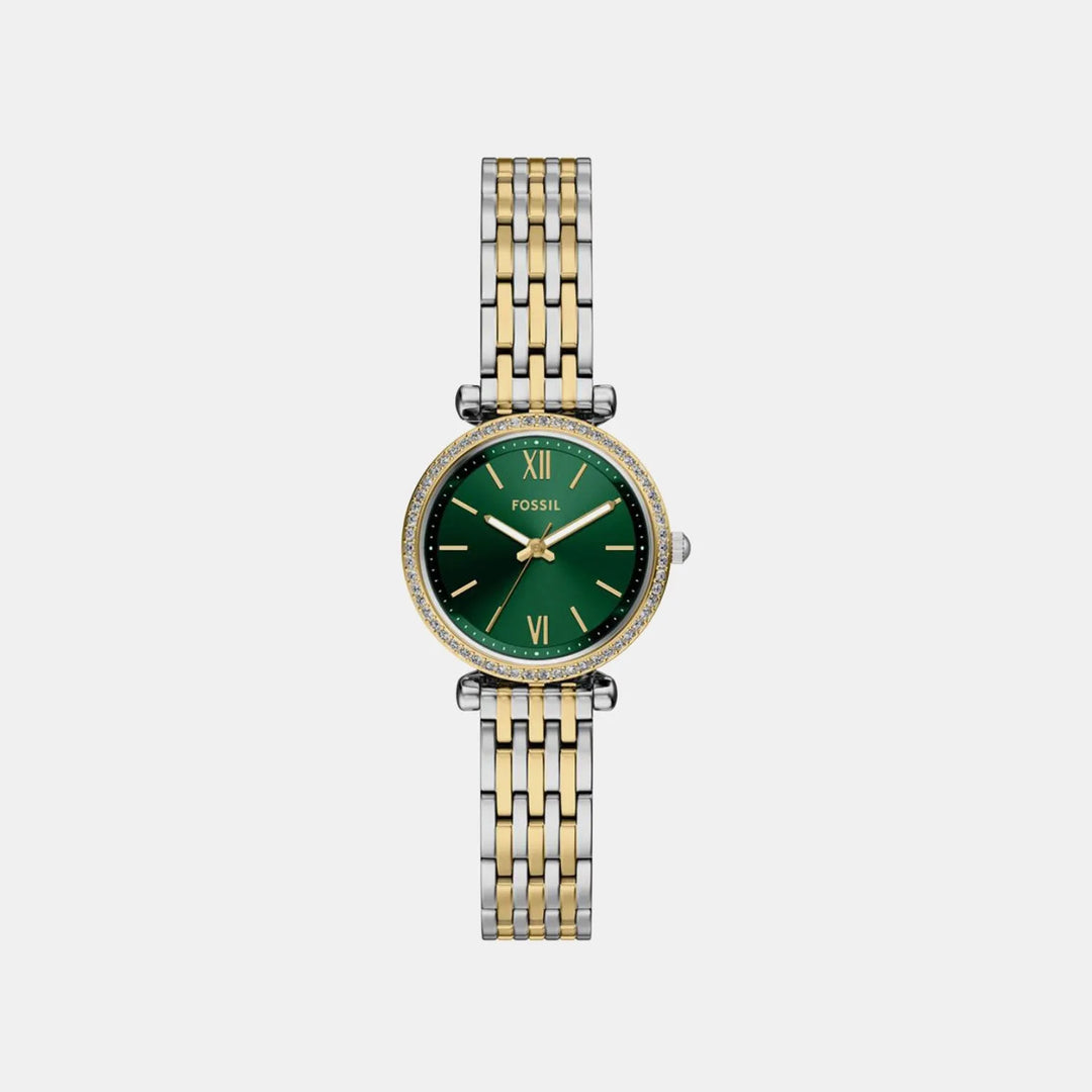 Fossil Carlie ES5439 Green Dial Women&