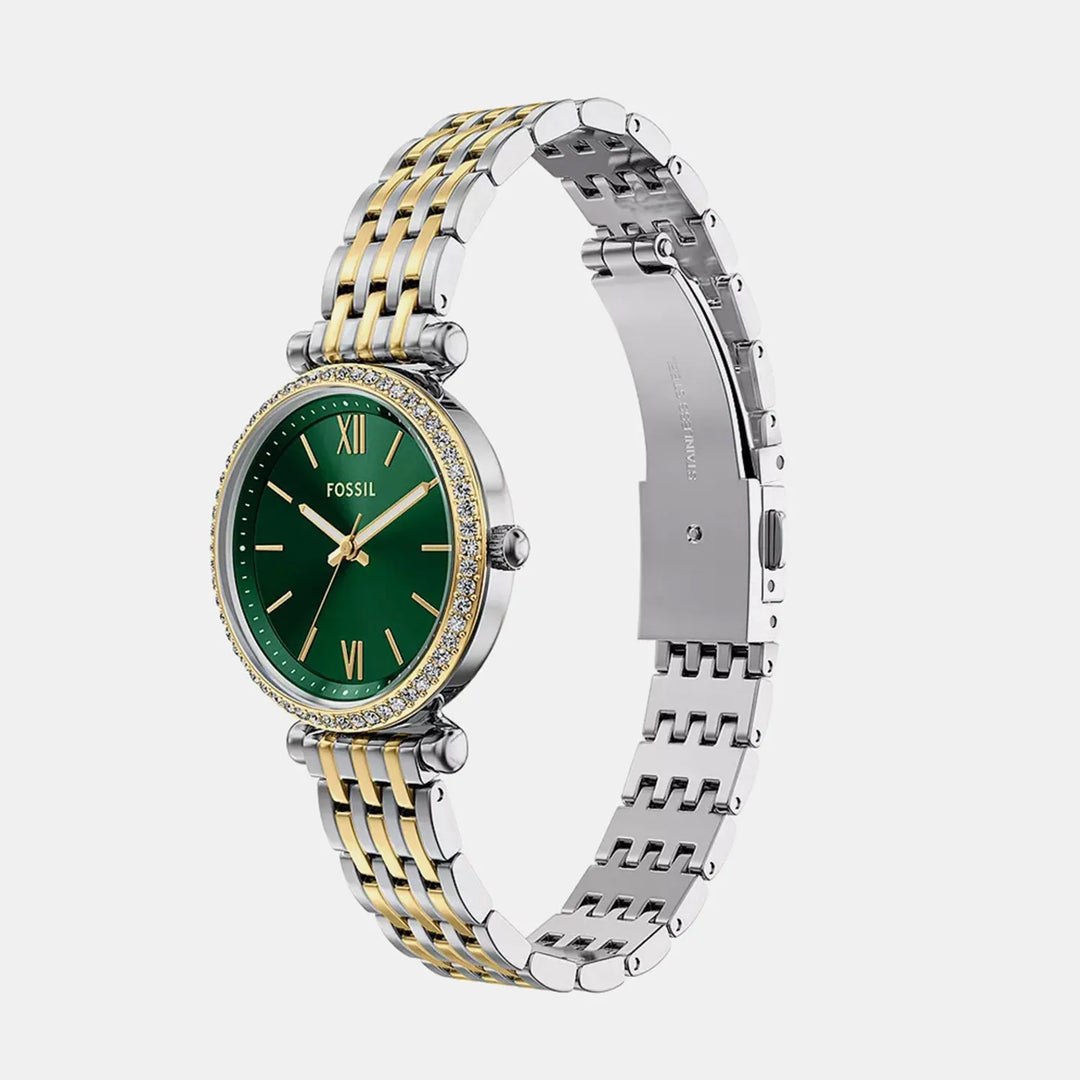 Fossil Carlie ES5439 Green Dial Women&