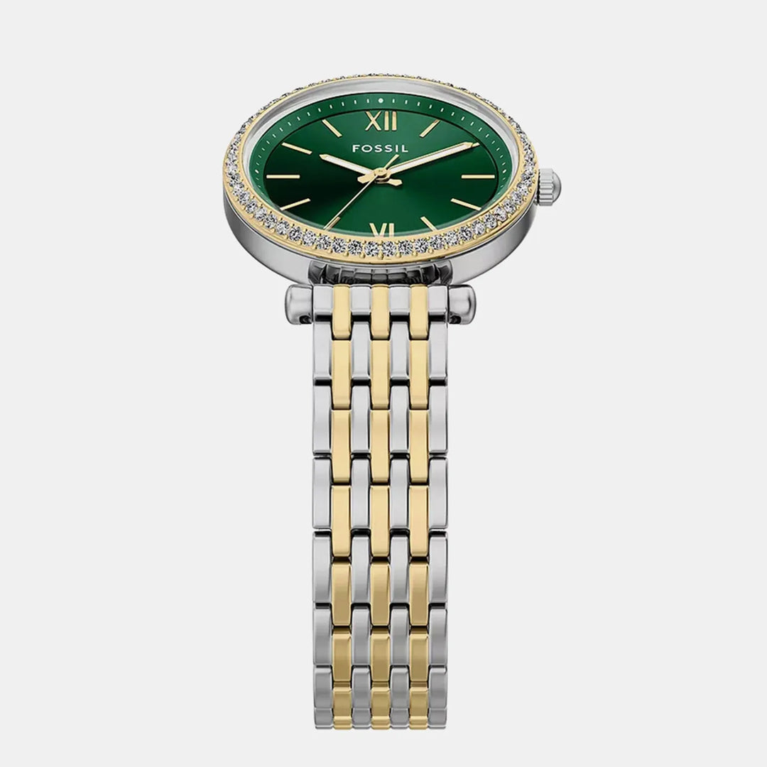 Fossil Carlie ES5439 Green Dial Women&