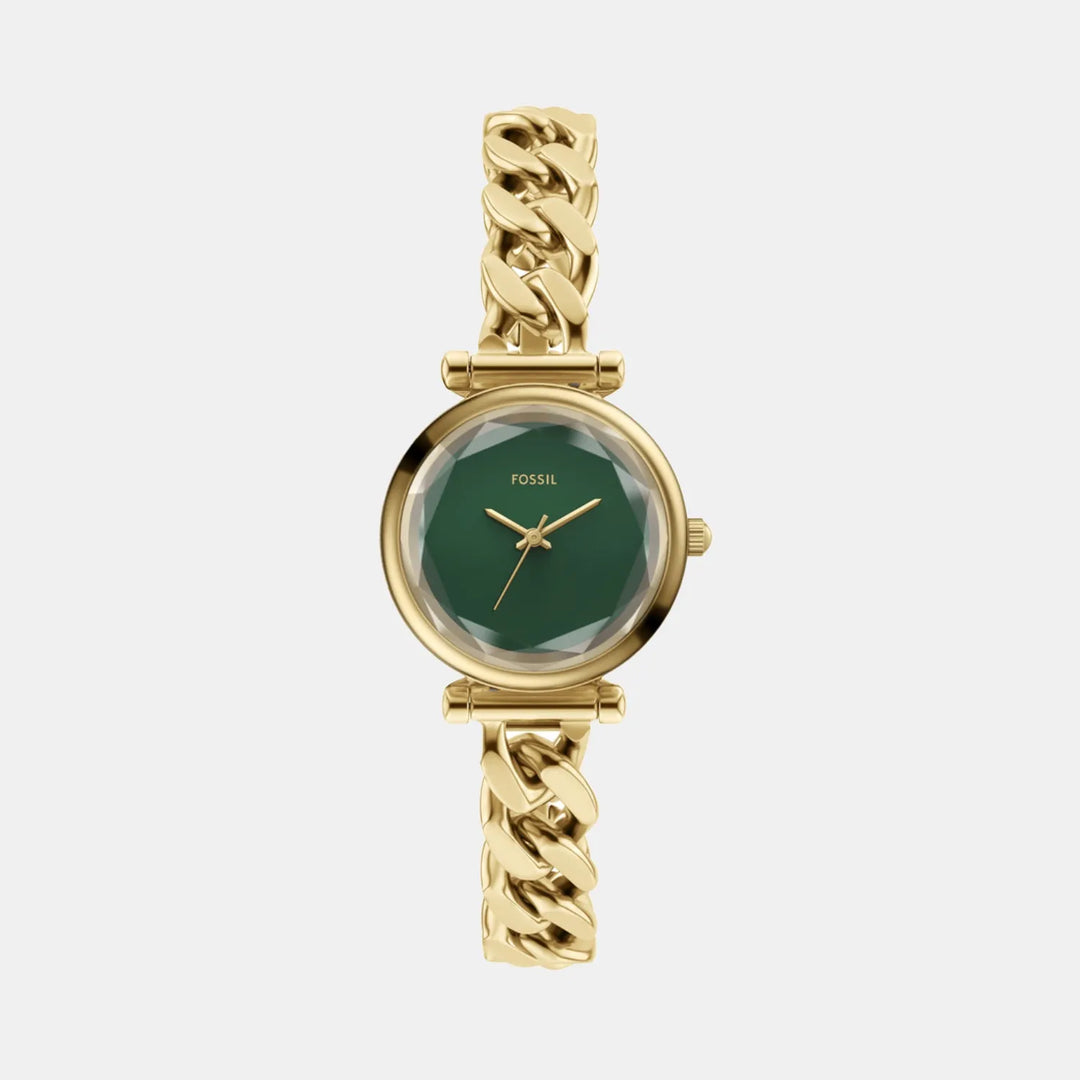 Fossil Carlie ES5441 Green Dial Women&