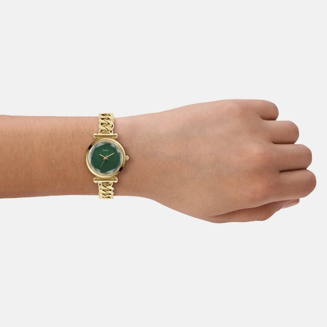 Fossil Carlie ES5441 Green Dial Women&