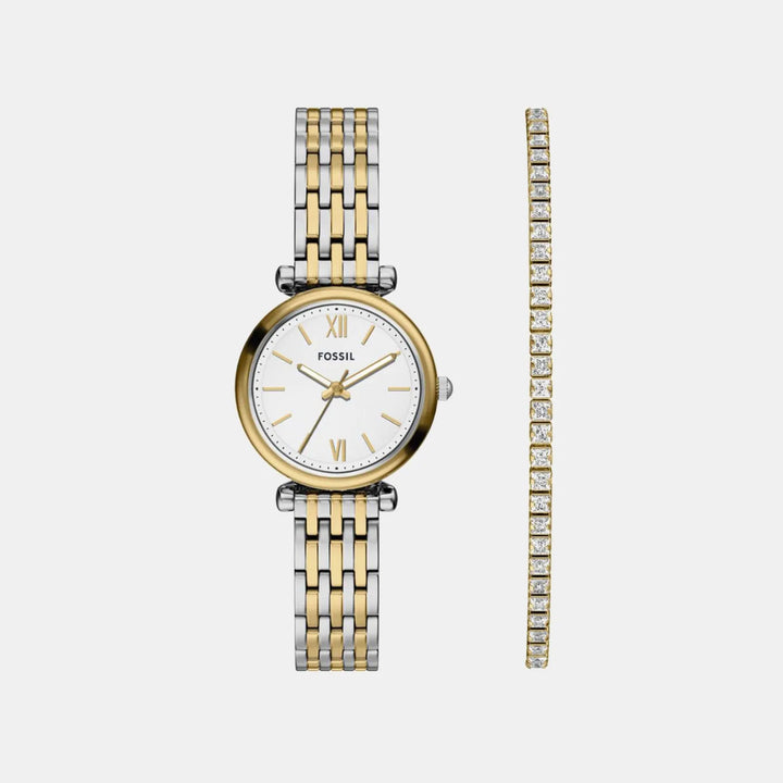 Fossil Carlie ES5450SET Silver Dial Women&