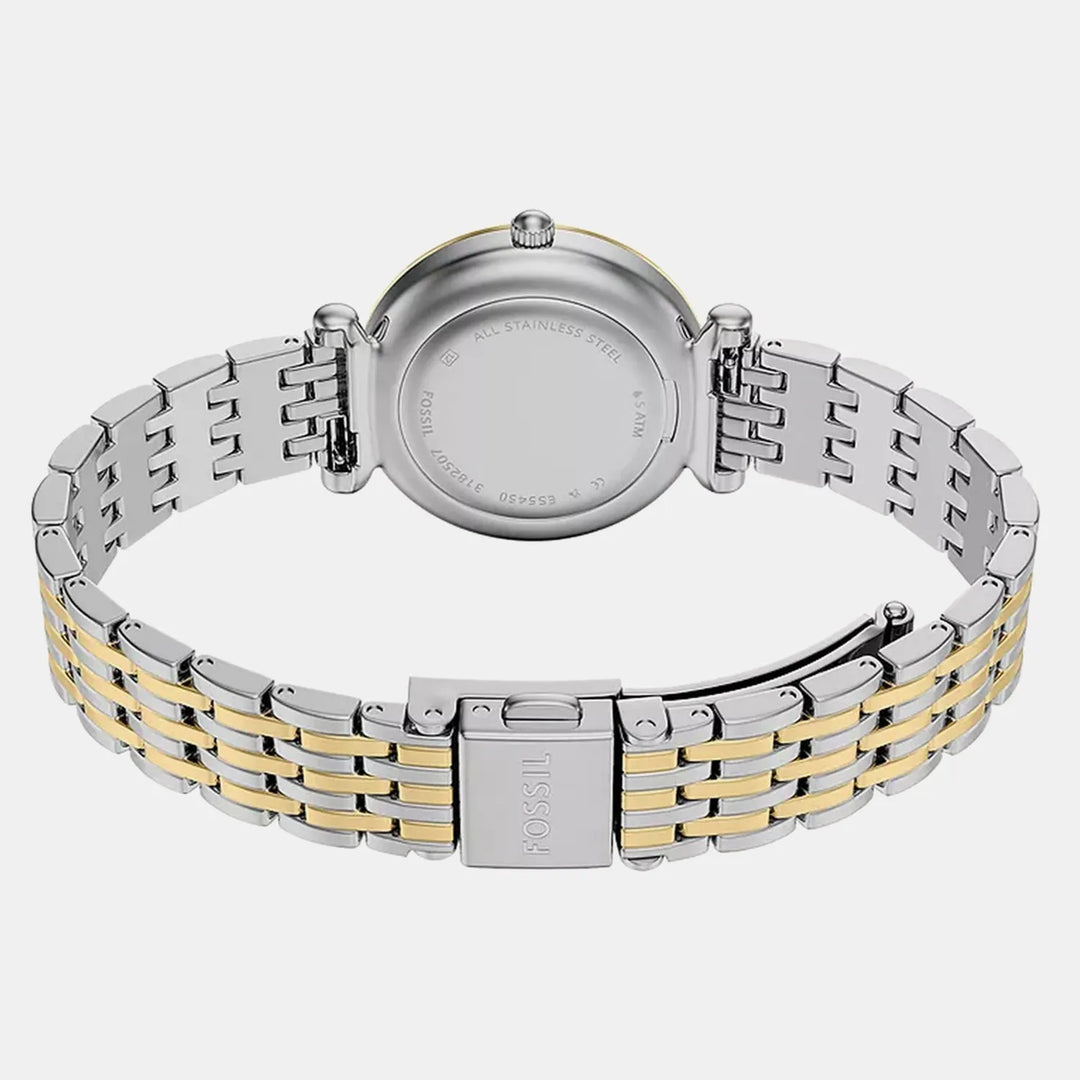 Fossil Carlie ES5450SET Silver Dial Women&