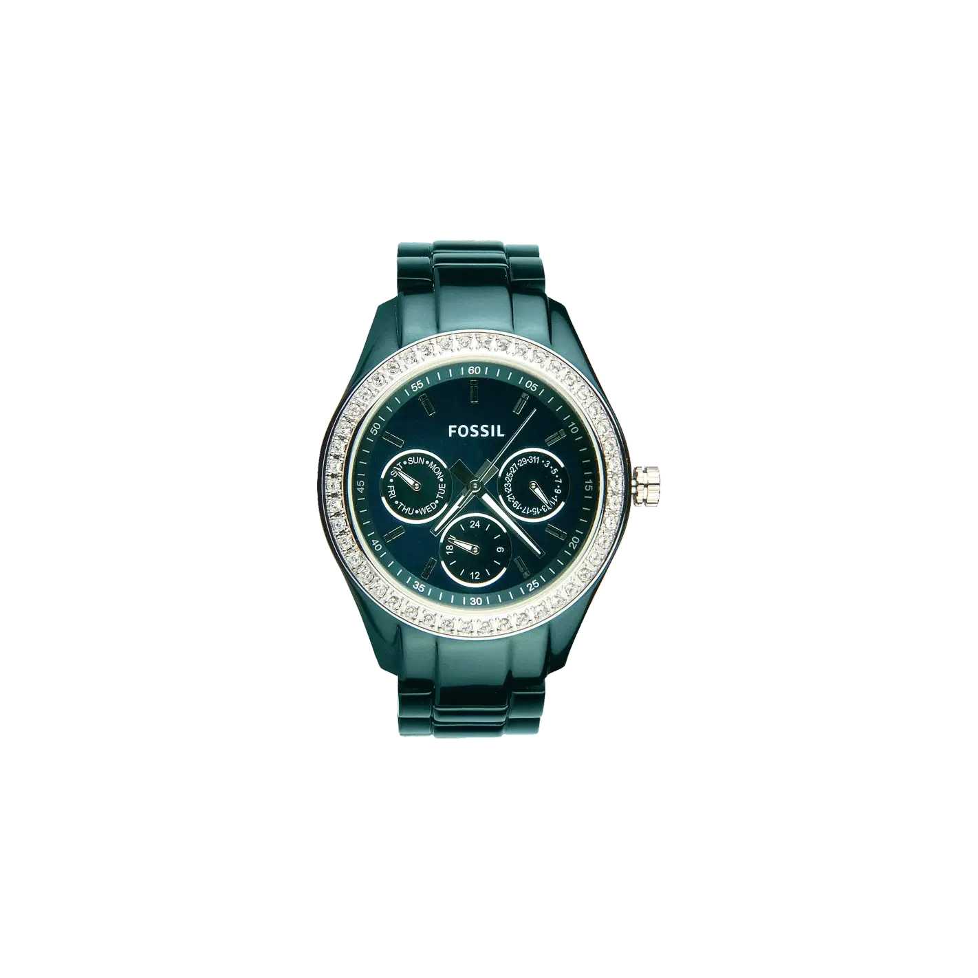 Fossil Cinturino Originale Per Orologio – Modello ES4243-STRAP Atwater – Pelle Beige, Larghezza 18mm – Ricambio Ufficiale