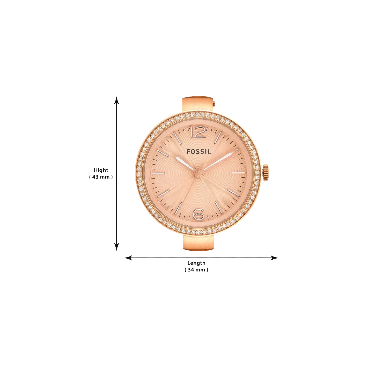 Fossil ES3226 Georgia Analog Watch For Women The Watch Factory