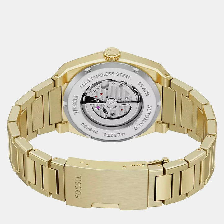 Fossil Everett ME3276 Men Automatic Green Dial Stainless Steel Watch