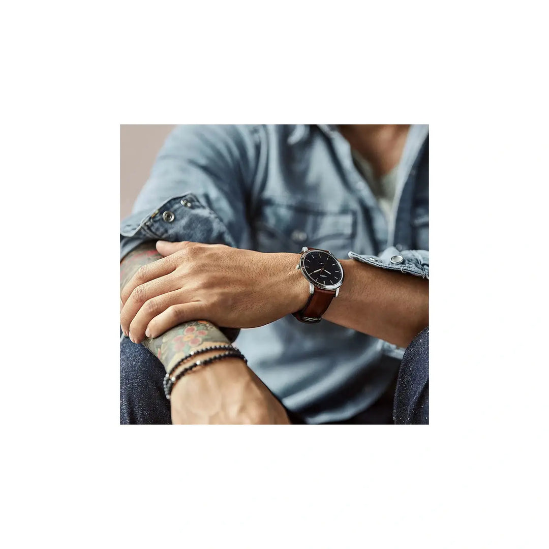 Fossil FS5304 THE MINIMALIST 3H Analog Watch For Men The Watch Factory