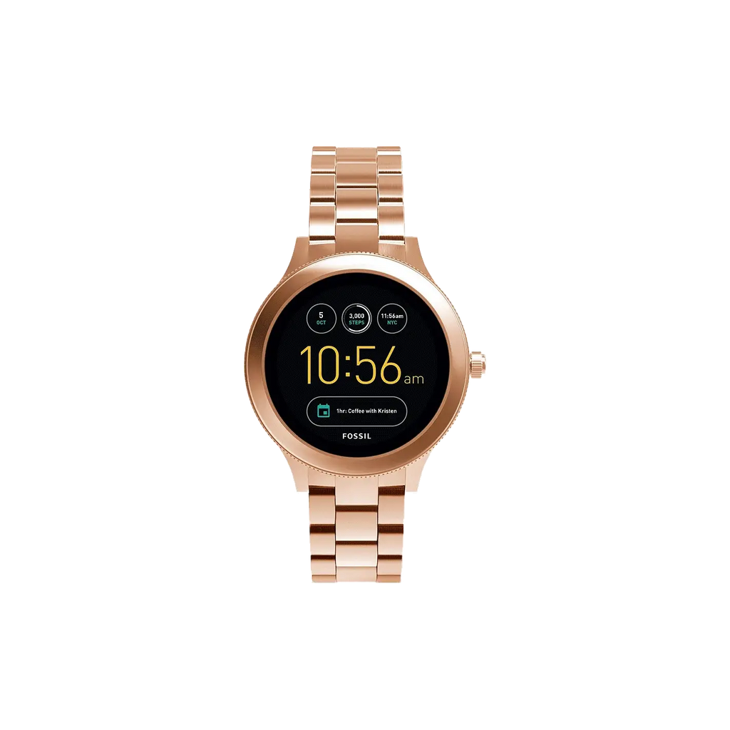 Stainless Steel Smartwatch Rose Gold Fossil Watch For Android Ceas