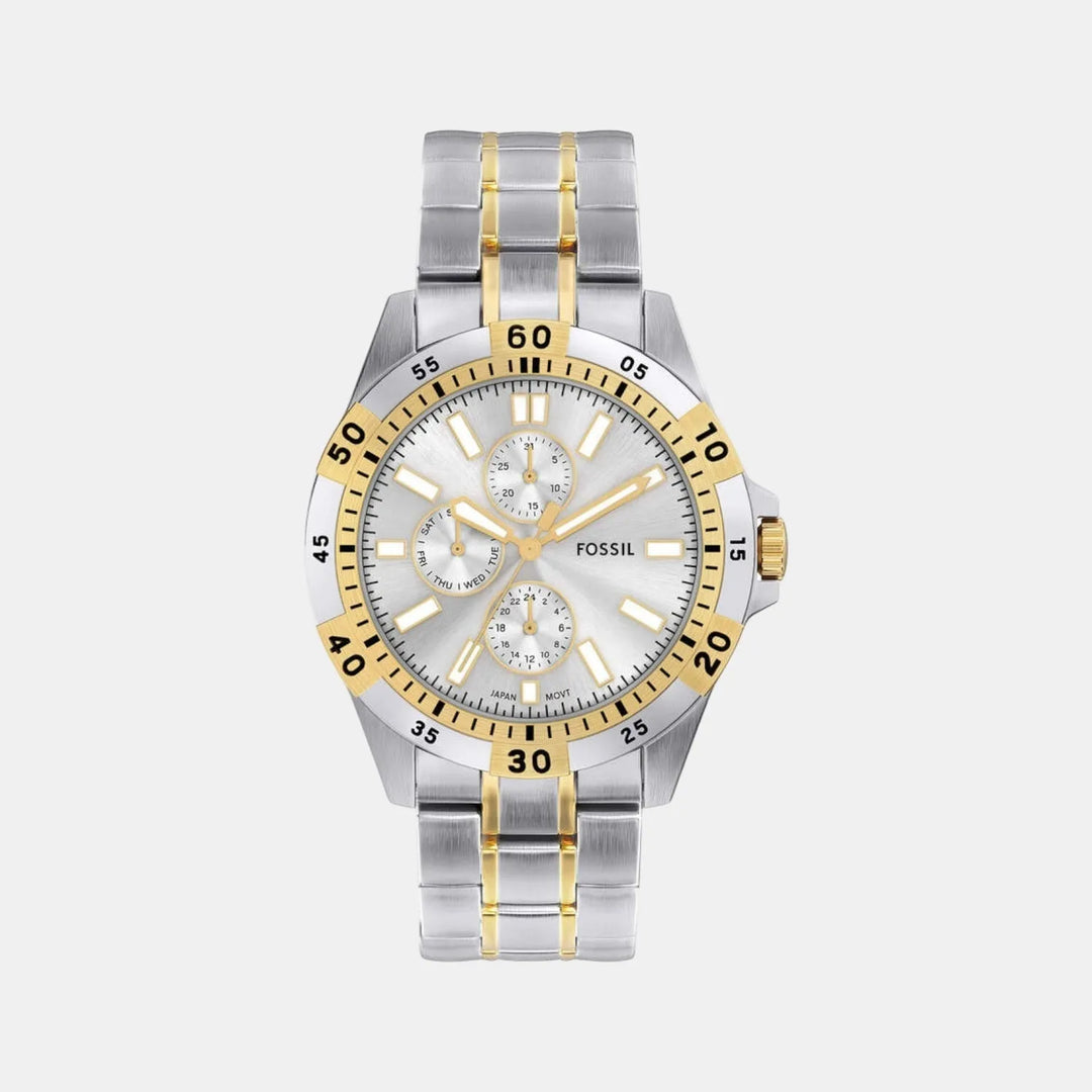 Fossil Garrett FS6148 Chronograph Silver Dial Men&