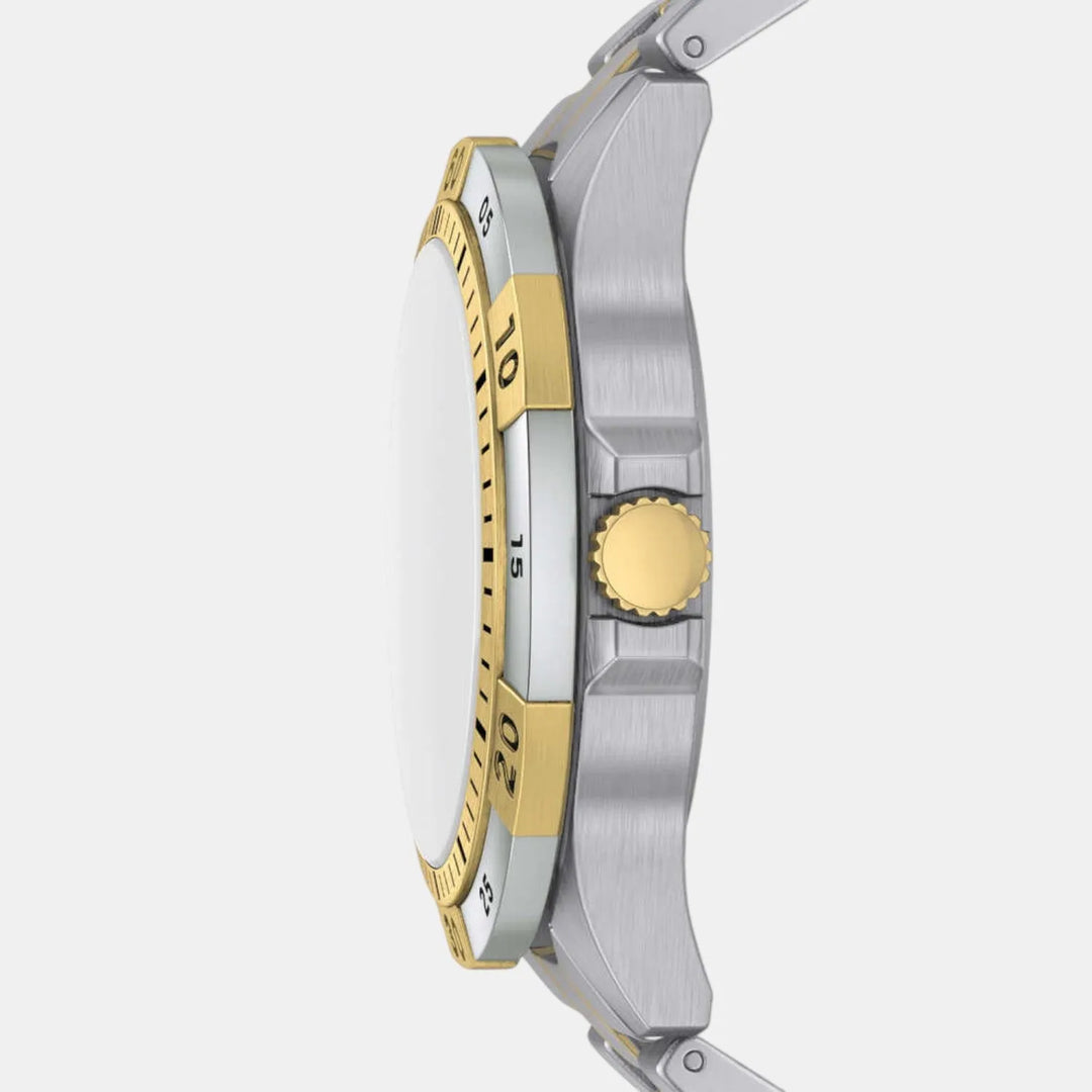 Fossil Garrett FS6148 Chronograph Silver Dial Men&