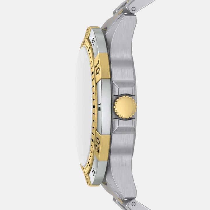 Fossil Garrett FS6148 Chronograph Silver Dial Men&