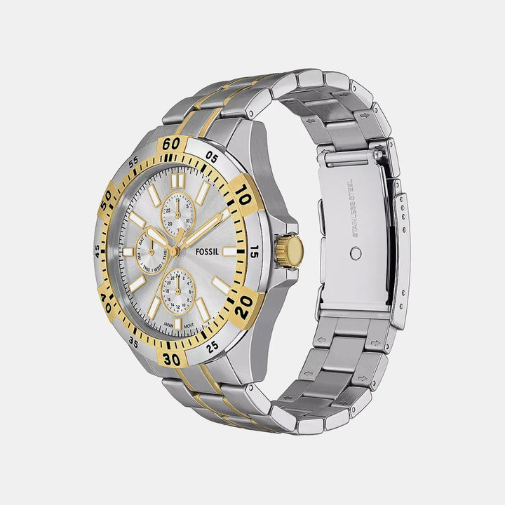 Fossil Garrett FS6148 Chronograph Silver Dial Men&