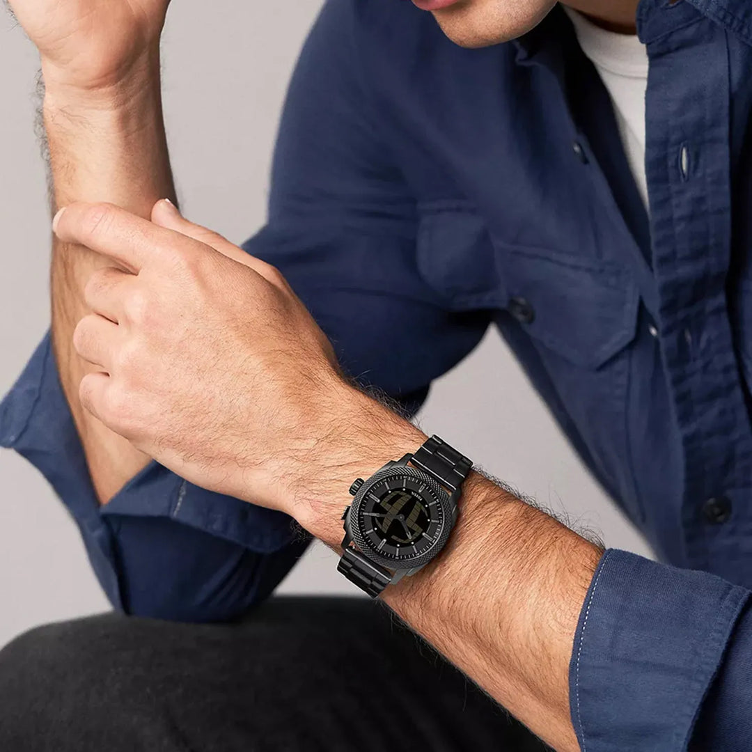 Fossil Machine Big Tic FS6156 Black Dial Men&