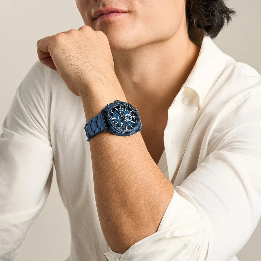 Fossil Machine FS6167 Blue Dial Men&
