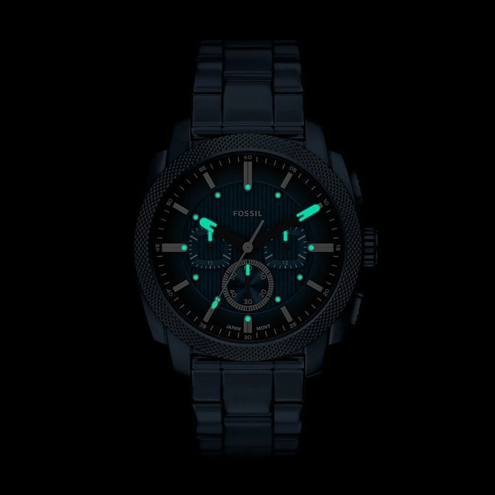 Fossil Machine FS6167 Blue Dial Men&