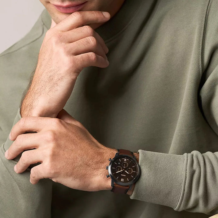Fossil Neutra Chronograph FS6163 Black Dial Men&