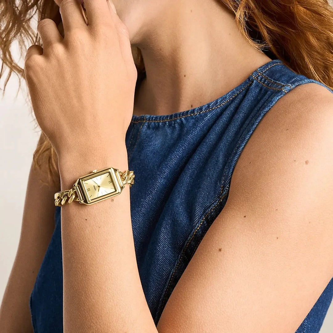 Fossil Raquel ES5478 Gold Dial Women&