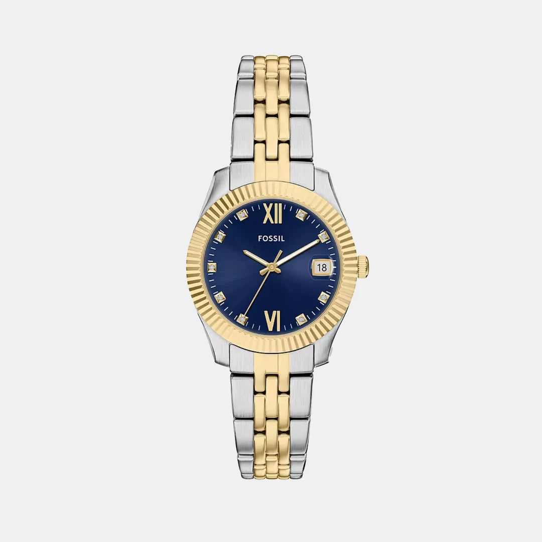 Fossil Scarlette ES5443 Blue Dial Women&