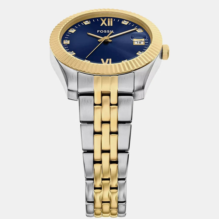 Fossil Scarlette ES5443 Blue Dial Women&