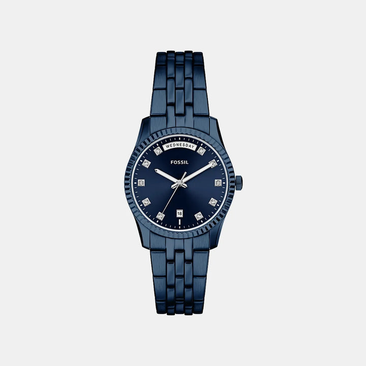 Fossil Scarlette ES5476 Blue Dial Women&