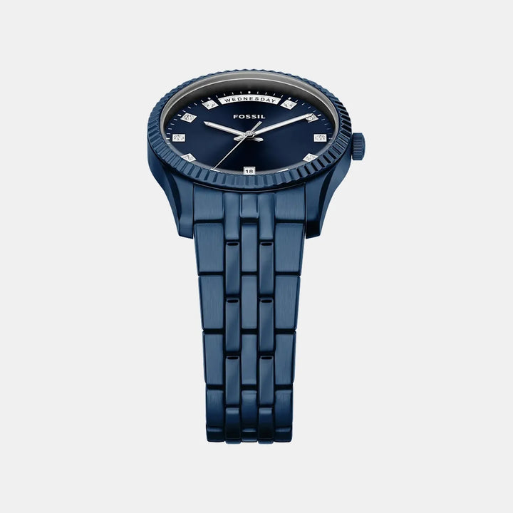 Fossil Scarlette ES5476 Blue Dial Women&