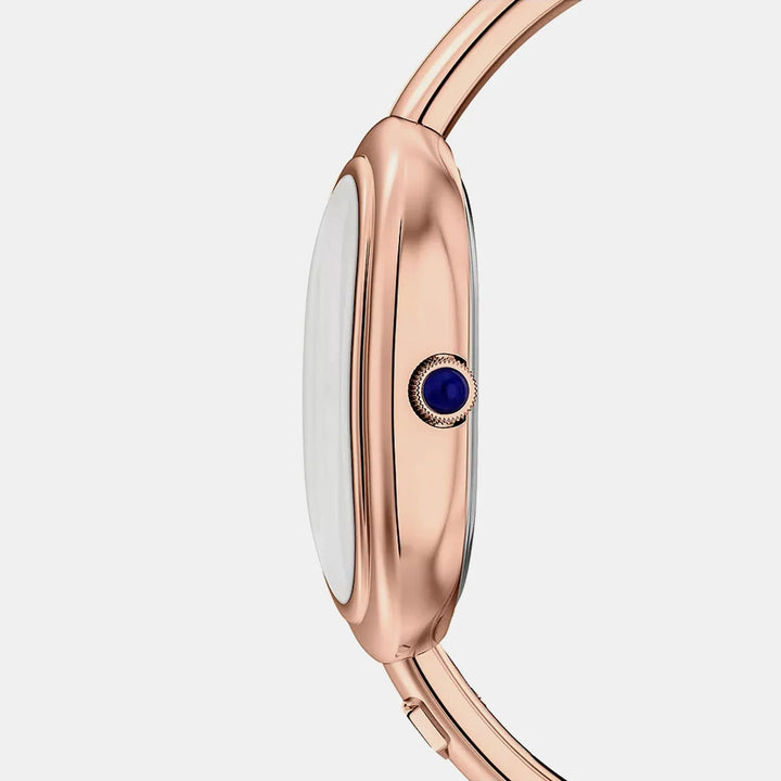 Fossil Sloan ES5472 Rose Gold-Tone Mother Of Pearl Dial Women&