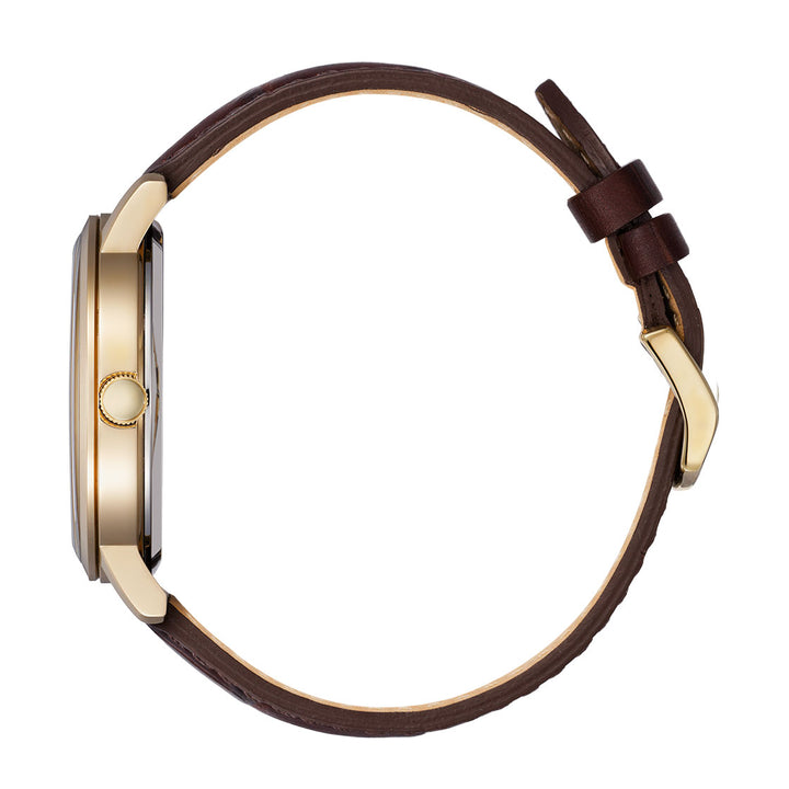 CITIZEN ECO-DRIVE GENTS WATCH WHITE DIAL - BM7463-12A