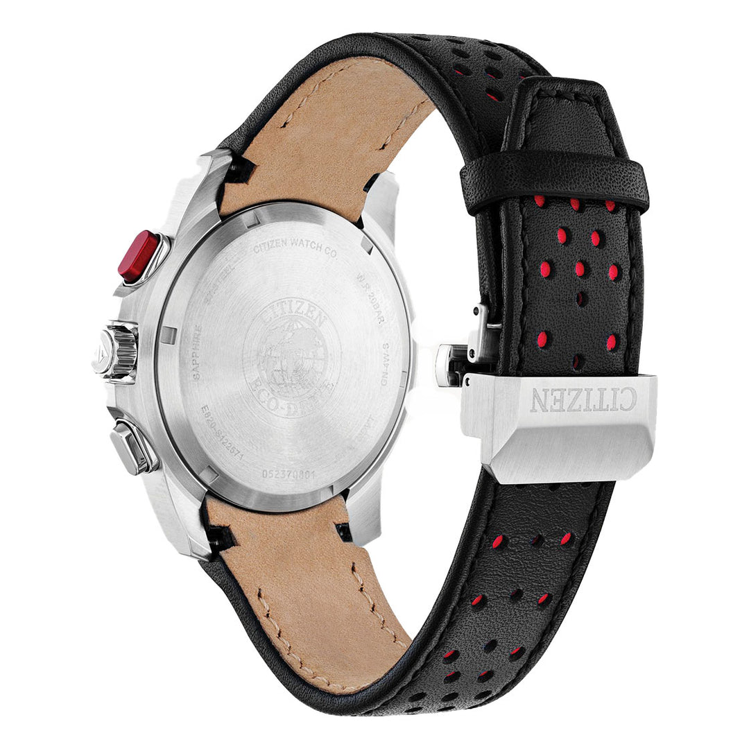 CITIZEN ECO-DRIVE GENTS WATCH BLACK DIAL - BL5570-01E