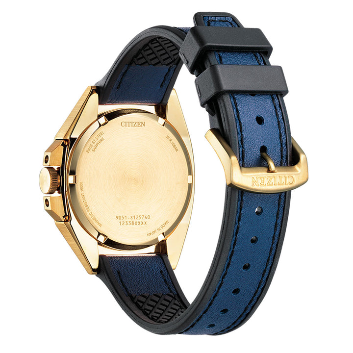 CITIZEN AUTOMATIC GENTS WATCH BLUE DIAL - NB6012-18L