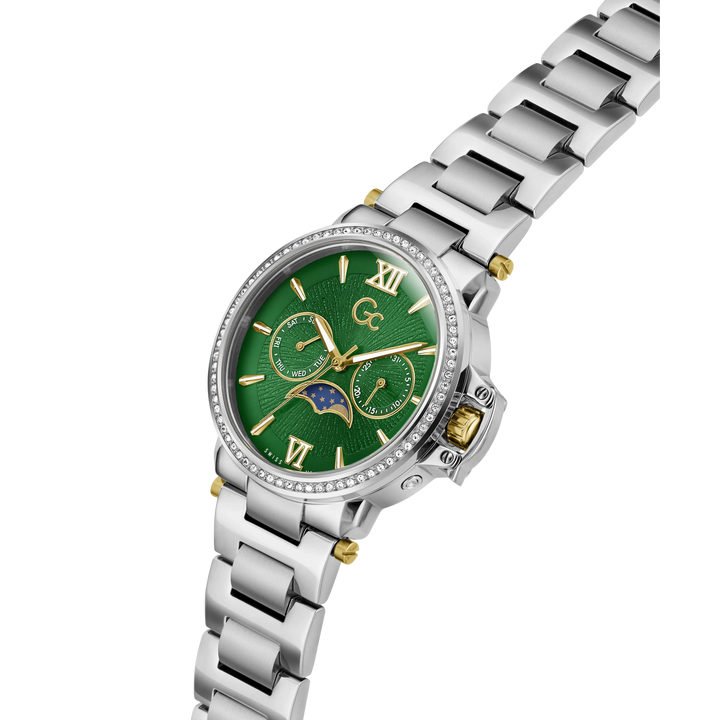 Gc MoonChic Z69001L7 Emerald Dial Women&