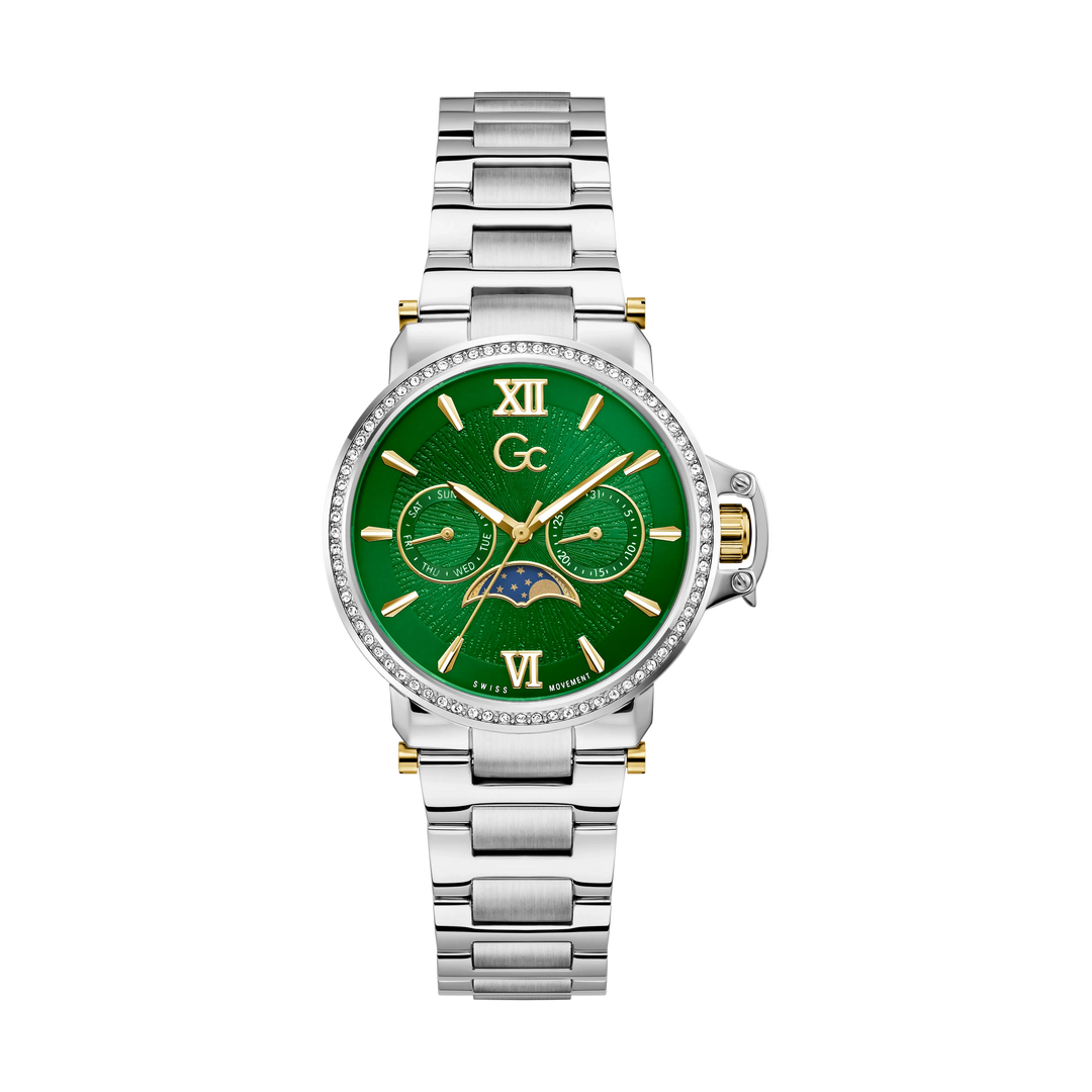 Gc MoonChic Z69001L7 Emerald Dial Women&